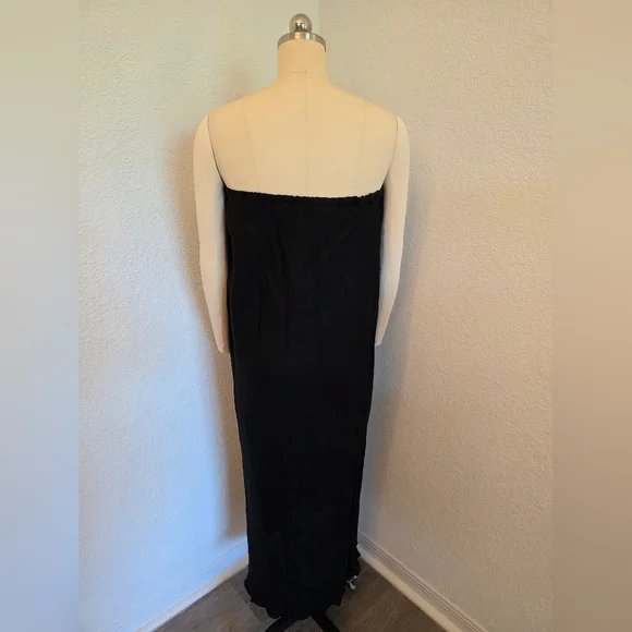 SALE NWT Deiji Studios Black Strapless Dress - Picture 2 of 6